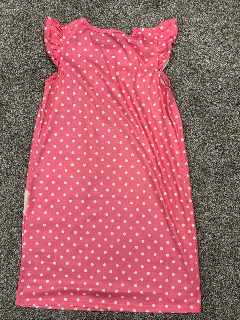 2 Simply Joy by Carter's Coral Pink Polka Dot Unicorn Nightgown